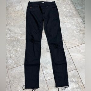 Hudson Black Distressed Women’s Jeans - Size 25